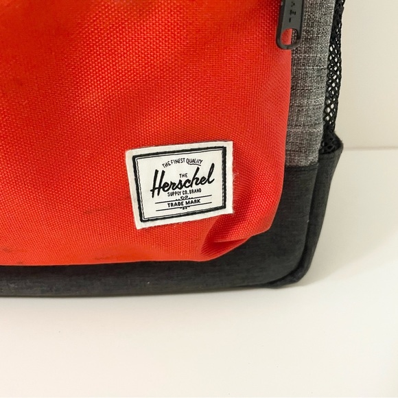 Herschel Supply Company Gray and Red Backpack Stains - Picture 2 of 13